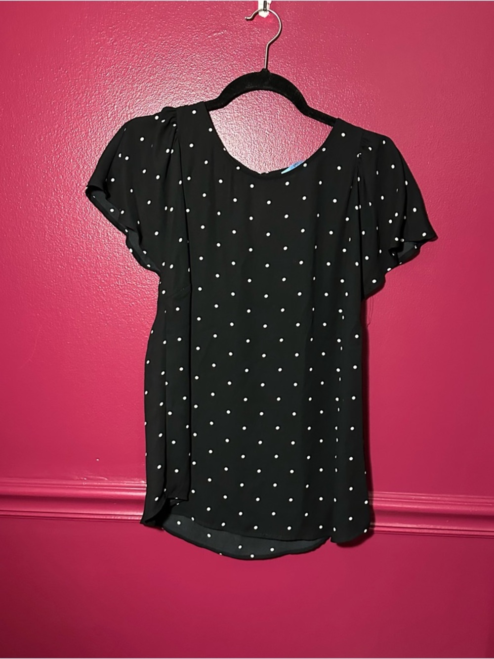 Cece polka dot blouse